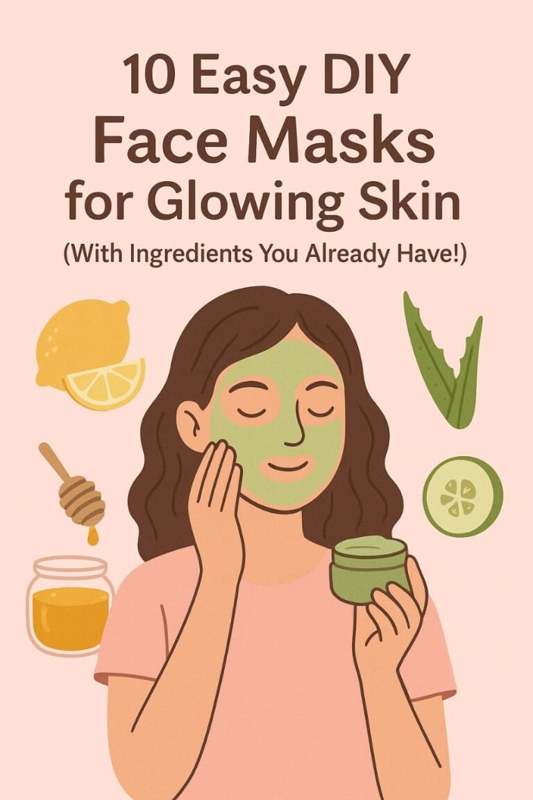 10 easy diy face masks for glowing skin cover image